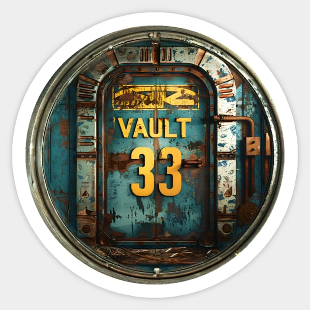 VAULT 33 Sticker by ghori